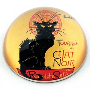 Parastone movseion Collection Steinlen Le Chat Noir Glas Briefbeschwerer – ... - Bild 1 von 2