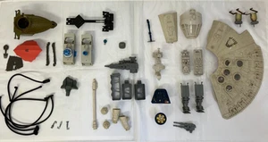 Vintage Star Wars Parts - Incl. Snowspeeder, X-Wing, Millennium Falcon & More - Picture 1 of 58