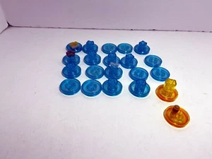 Lego Dimensions tag lot blue and gold (21 tags total) - Picture 1 of 4