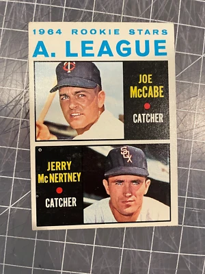 1964 TOPPS #564 ROOKIE STARS JOE MCCABE JERRY MCNERTNEY BASEBALL CARD NM - Image 1 of 2