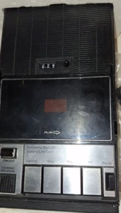 Vintage SOLID STATE JCP CASSETTE TAPE RECORDER 6536 Power Cord In Box With Mic - Picture 1 of 7