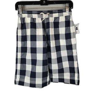 Gap Kids Boy's Blue and White Check Swim Shorts Trunks Size Large 10 NWT - Picture 1 of 7