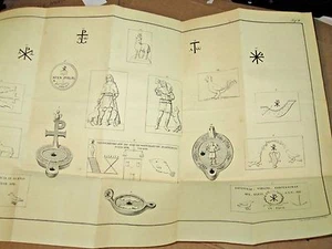 Die Kirchliche Archaologie (1830) illustrated plates. Church history - Picture 1 of 8