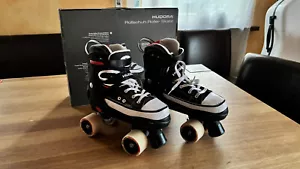 Hudora Rollschuhe Rollerskates Sneaker verstellbar, in der OVP Gr. 36-39 schwarz - Bild 1 von 12