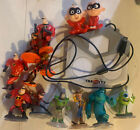 Disney Infinity 1.0 Incredibles, Toy Story Monsters For Inc. Lot! Plus Extras!