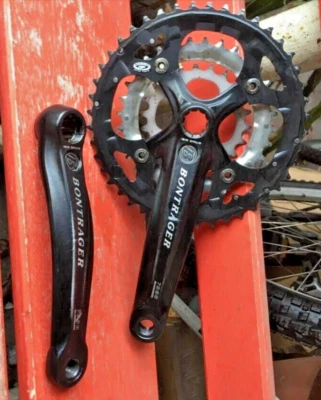 Bontrager рукоятки комплект ISIS горный велосипед 175 мм 44/32/22 конус черный алюминий - Изображение 1 из 4