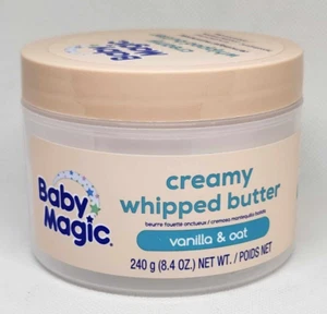 Baby Magic Creamy Whipped Shea Butter W/ Aloe Vanilla & Oat 8.4 oz - Picture 1 of 4