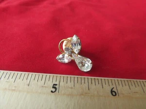 Joyería para muñeca ~ QUERIDO pequeño prendedor de ángel con diamantes de imitación ~ Nuevo de Lote Antiguo ~ #114 - Imagen 1 de 2