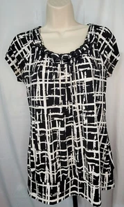 Apt. 9 Blusas de Vestido de Mangas Cortas ¡Talla Pequeña! - Imagen 1 de 3