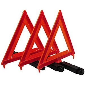 RoadPro Triangle Roadside Emergency Safety Reflector 3-Piece Kit for Cars Trucks - Picture 1 of 1