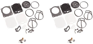 Yamaha XL800 XLt800 00-04 Dual Twin Carburetor Carb Rebuild Kit & Needle Seats - Picture 1 of 2
