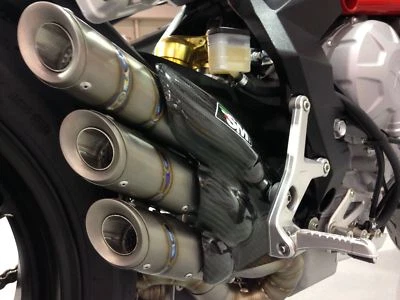 Silenciador de escape MV Agusta F3 675/800 Silmotor estilo cobra Titanuim racing Mot - Imagem 1 de 3