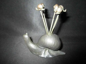 ancien présentoir en métal pour pic à escargot XX ème - Picture 1 of 6