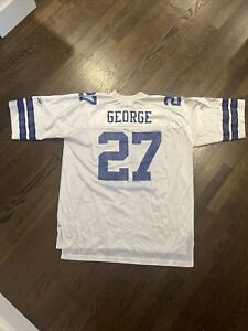 Dallas Cowboys Eddie George jersey mens size XL white Reebok