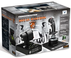Thrustmaster Hotas Warthog Manette de Jeu Et Menottes des Gaz pour PC Simulation - Photo 1/7
