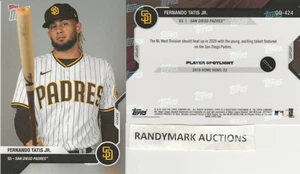 Fernando Tatis Jr. PADRES 2020 TOPPS NOW ROAD TO OPENING DAY OD-424 SP 211 - Foto 1 di 1