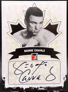 2011 Leaf In The Game Canadiana George Chuvalo Auto #A-GC1 - Picture 1 of 2