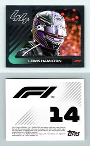 Lewis Hamilton #14 Formula 1 Season 2021 Topps Foil Sticker - Picture 1 of 1