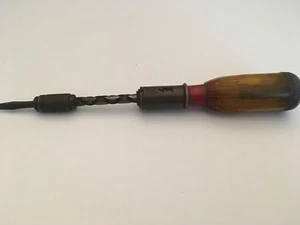 Vintage Stanley Yankee Handyman 233H Spiralschraubendreher Bohrer mit 2 Bits - Bild 1 von 8