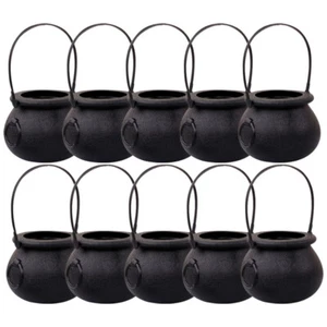 12 Pcs Halloween Candy Jar Mini Buckets Miniature Cauldron Child - Picture 1 of 12