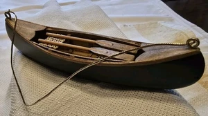 Northwoods Kanu Ornamente Dekoration 5,5" Neu - Bild 1 von 5