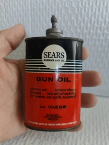 VINTAGE ADVERTISING Sears Roebuck GUN OILER TIN OIL OILER PETROLIANA 10626 ÷ - Imagen 1 de 15