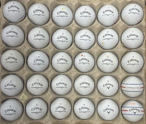 30 Callaway Chrome Soft XLS Golf Balls Mixed Style And Grade Lot C065 - Picture 1 of 2