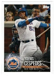 Yoenis Cespedes - Kyle Schwarber - 2019 Topps Stickers Baseball # 198 Mint - Picture 1 of 2