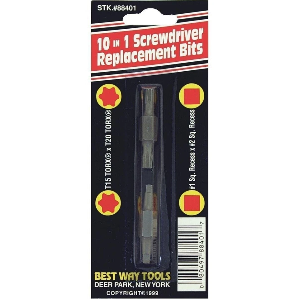 Best Way Tools 10 In 1 Replacement Bits - Image 1 of 1