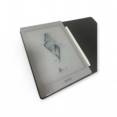 BOOX eBook Reader Silver E-Ink Tablet w/ Stylus Pen Tested Excellent Japan - Image 1 of 4