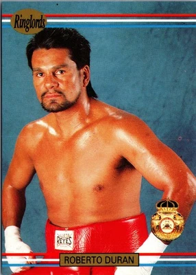 1991 RINGLORDS #20 ROBERTO DURAN HALL OF FAME LIGHTWEIGHT CHAMPION NM/M - Image 1 of 2