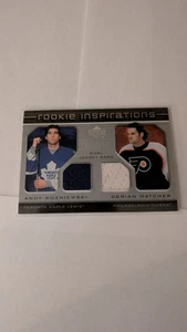 2005-06 Upper Deck Rookie Update #235 Andrew Wozniewski, Derian Hatcher Patch - Picture 1 of 2