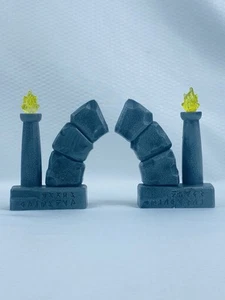 MEGA BLOKS Stone Arch Yellow Torch Krystal Wars Dragons AM0206 - Picture 1 of 10