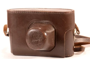 Seltene MIR Zorki 4 Original braune Vintage Ledertasche Fototasche Filmkamera - Bild 1 von 6