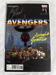 Avengers #1 (2017) Acuña “Move Somethin’” Variante Hip-Hop Firmada por Mark Waid Casi Nueva - Imagen 1 de 3
