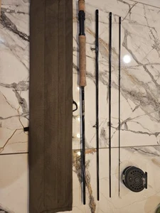 St.Croix Imperial 8/9 wt 4pc Fly Rod With Case,Scientific Angler Reel. Both Mint - Picture 1 of 11