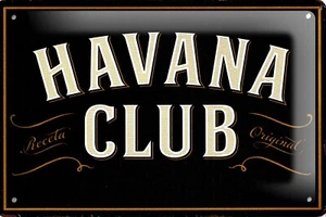 Havana Club Blechschild gewölbt 20x30cm Retro Nostalgie Vintage Geschenk Deko 04