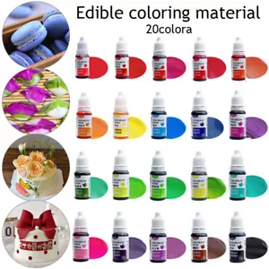 Tinte de azúcar gotita líquido comestible súper fuerte colorante alimentario ⊿ - Imagen 1 de 25