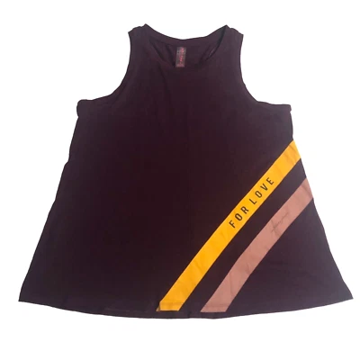 Топ женский Betsey Johnson маленький бордовый любовный ретро полоска опрятный спортивная майка - Изображение 1 из 4