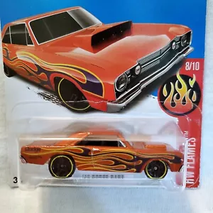 Dodge Dart #249 68 Hot Wheels llamas naranja con llamas negras a la venta - Imagen 1 de 4