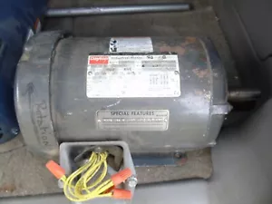 DAYTON 2 HP ELECTRIC MOTOR 145T FRAME 208-230/460VAC 1735 RPM 3KW97 Used - Picture 1 of 7