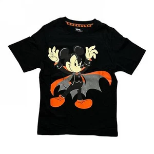Disney Mickey Mouse Boys Halloween Glow In The Dark T-Shirt 980417537 8 14-16 - Picture 1 of 6