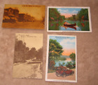 Belle Plaine Iowa IA Town View Oyster Cafe Sneak-out Greetings c 1910 Postcards