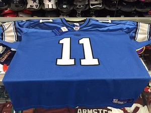 Trikot Detroit Lions Roy Williams NFL Reebok AUTHENTIC blau - Bild 1 von 5
