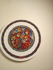 D’Arceau Limoges Noel Vitrail, “The Adoration of Kings,” Plate #5, No. CF 488 - Picture 1 of 1