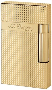 S.T. Dupont Yellow Gold Diamond Head Line 2 Lighter, 016284, (16284) NIB - Picture 1 of 8