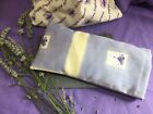 lavender eye pillow handmade with rice can be heated good for relaxing