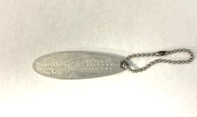 Vintage General Motors GM Keychain Ring Fob Tag Tech Center Body By Fisher 1956  - Image 1 of 2