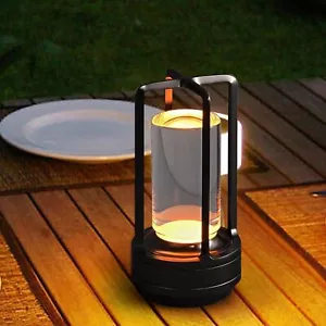 USB LED Tischlampe Touch Dimmbar mit Akku Tischleuchte Innen/Aussen Beleuchtung - Bild 1 von 17