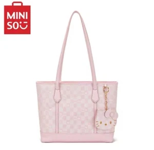 Hello Kitty Tote Bag Cute Girl Pink Large Capacity Woman Handbag Shoulder Bag - Picture 1 of 6